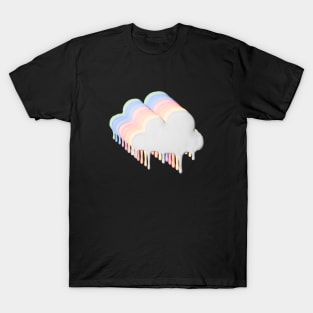 Dixie Damelio - be happy Cloud pop rainbow (with shadows)| Charli Damelio Hype House Tiktok T-Shirt